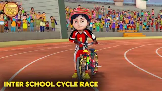 Inter School Cycle Race | Shiva Ep 5 | Shiva Action Story | New Animated Story | Boonie Bears Hindi