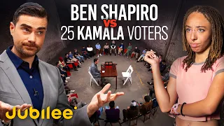 Ben Shapiro vs. 25 Kamala Harris Voters | Surrounded