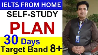 IELTS 2026: 30 DAYS SELF-STUDY PLAN FOR TARGET BAND 8 BY ASAD YAQUB