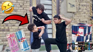 ايوني اخذ مشروب طاقة من شباوي تايكر 😠 وصارت مشكله تعالو شوفو شصار لايفوتكم😂
