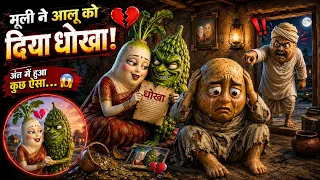 मूली ने आलू को दिया धोखा 😱💔 | लेकिन अंत में हुआ कुछ ऐसा... | Emotional Story