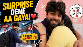 Wife Ko Surprise Dene Jaipur Se Delhi Aa Gaya ❤️