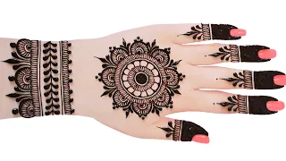 😱🔥easy top Arabic mehndi design-weddingDulhan special #mehndidesign-simple#henna #madhi#eid #mehandi
