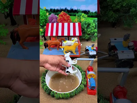 mini tractor video mini water pump science project #ytshorts #cartoon #tractor