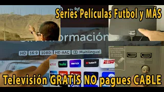TV Alta Definición Gratis NO pagues CABLE Full Streaming
