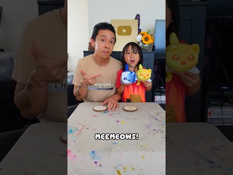 Wooden Aphmau MeeMeow Cat Craft Art Challenge! Who Will Win? #shorts #artchallenges