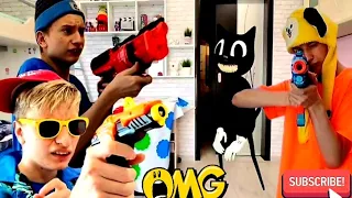 CARTOON CAT 🐈‍⬛ ПРЕСЛЕДУЕТ НАС В РЕАЛЬНОЙ ЖИЗНИ😱 #вайны #вайн #cartooncat
