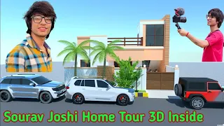 Realistic 3D House Of Sourav Joshi 😱 | Sourav Joshi Vlogs | Sahil Joshi | Kunali Joshi