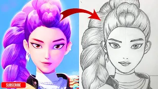 How To Draw Rumi From Kpop Demons Hunters