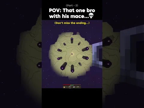 Minecraft Powerful Mace Edit #memes #minecraft