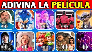 Adivina 16 PELÍCULAS Por La CANCIÓN😀🎶Guerreras K Pop😍Stitch💙Minecraft💚Netflix❤️Adivina La Película❤️