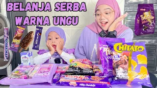 SHAQUEENA BELANJA SEMUA WARNA UNGU!! #viralvideo