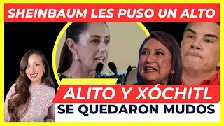 ¡ESTO NO SE LO ESPERABAN! SHEINBAUM LES PUSO UN ALTO, Xóchitl y Alito se quedaron mudos y sin arg…