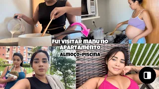 UM DIA NA CASA DA MANU/almoço+piscina ❤️