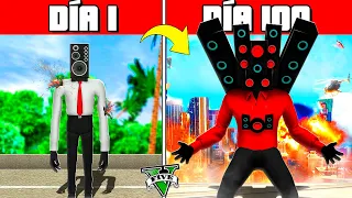SOBREVIVÍ 100 DÍAS como SPEAKERMAN en GTA 5!! (Skibidi Toilet mod)