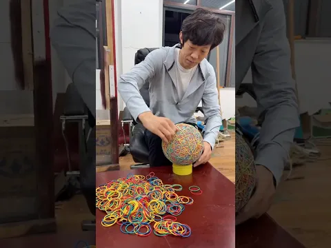 Papa made a rubber football for his son ⚽😱, #shorts #trending #viral #shortsfeed