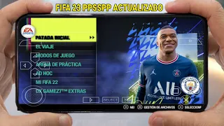 FIFA 14 MOD FIFA 23 PPSSPP SIN INTERNET ACTUALIZADO | NARRACION EN ESPAÑOL GRAFICOS 4K PARA ANDROID