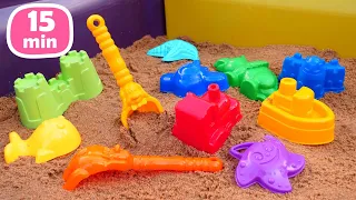 Песочница - Лепим машинки из песка! Игры для детей на улице  ⁨@DiDiTVkids⁩