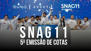 SNAG11: 5º EMISSÃO DE COTAS
