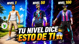 ¿Qué dice de ti tu NIVEL en FREE FIRE? (Del 1 al 100) 🧐