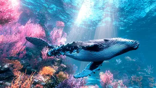 🐋 Meditative Ocean Sounds | Whale Songs & Calming Underwater Ambience 🌌