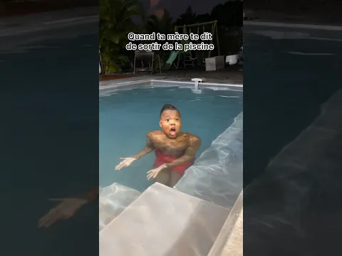Quand tu es dans la piscine 🏊‍♂️