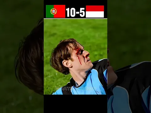 Portugal Vs Indonesia World cup final Imaginary || #portugal Vs #indonesia #football #shorts