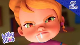 Lulu's WOBBLY TOOTH | Kids Cartoon | Full Episodes | Animation for Kids | Baby Alive Official 🍼👶🏼