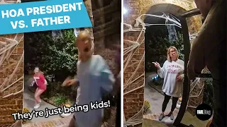 A Dad & His HOA's President Argue About His Loud Kids
