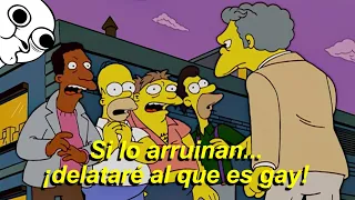 ¿Quién es el gay del grupo de amigos de Homero? (Los Simpson)