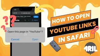 Open YouTube Links on Safari Without the App