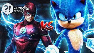 SONIC VS FLASH: QUEM GANHA NUMA CORRIDA?