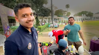 Court case ke pehle cricket match with @FlyingBeast320