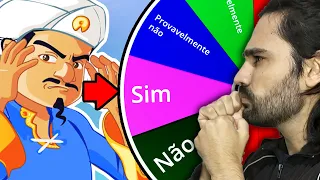 AKINATOR CONTRA UMA ROLETA ALEATÓRIA!