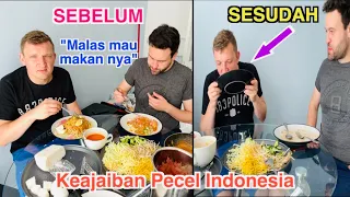 HEBOH Lagi...🤣 Bule Makan Sambal Pecel Jilatin Piring Sampai Bersih