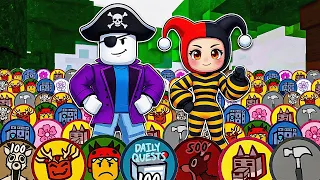 😱 СДЕЛАЛИ ВСЕ ЗАДАНИЯ ЗА 1 ИГРУ В 99 НОЧЕЙ В ЛЕСУ В РОБЛОКС?!