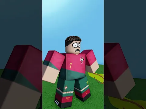 Ronaldo Is Scared of Messi🤔 Roblox Funny Meme #roblox