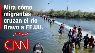 Esto es lo que viven migrantes que siguen cruzando el río Bravo para llegar a EE.UU.