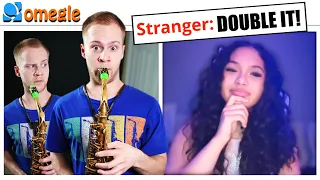 Play one note or double it for the next person? (ON OMEGLE)