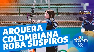 Valentina Acosta, la arquera colombiana que roba suspiros en Tokyo 2020 | Telemundo Deportes