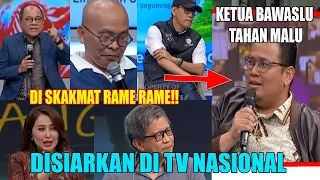 Gak Berkutik!! "Ketua Bawaslu Di Skakmat Rocky Gerung Di TV Nasional