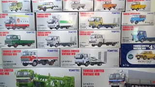 トラック、トレーラー、積載車などの「トミカリミテッドヴィンテージ ネオ」が大集合♪