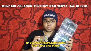 10 gelasan pendatang baru siap di uji dan di adu mencari benang layangan terkuat dan tertajam dibumi