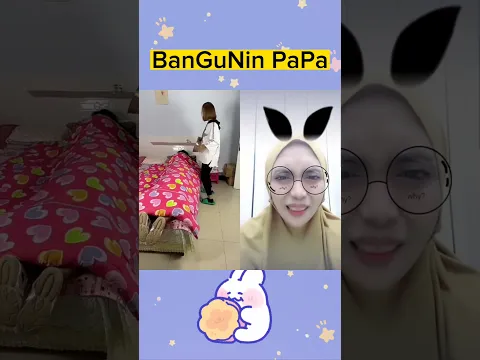 Keanehan waktu bangunin Papa‼️😅😂