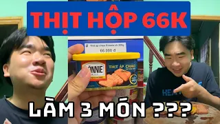 LÀM 3 MÓN TEST HƯƠNG VỊ THỊT HỘP PONNIE 66K || FULL