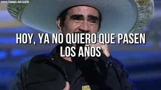 Vicente Fernández - Cuando Yo Quería Ser Grande (Letra/Lyrics)