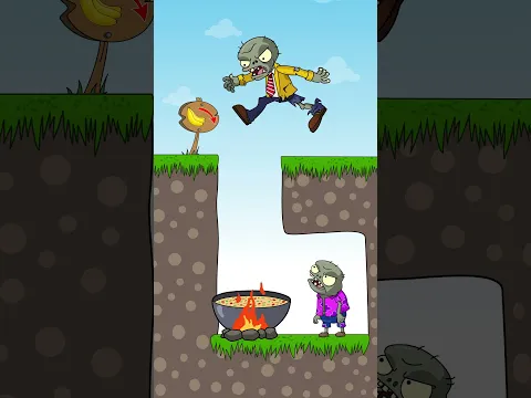 Banana cat !! (Animation meme) - Plants vs Zombies Funny Version #animation #shorts #bananacat