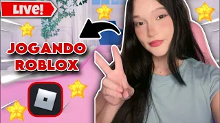 LIVE ON 🔴 JOGANDO ROBLOX + OUTROS JOGOS!! Venham jogar comigo 🥳