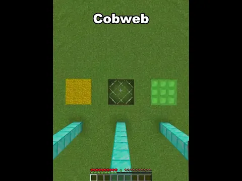 multiple blocks fall test#minecraft