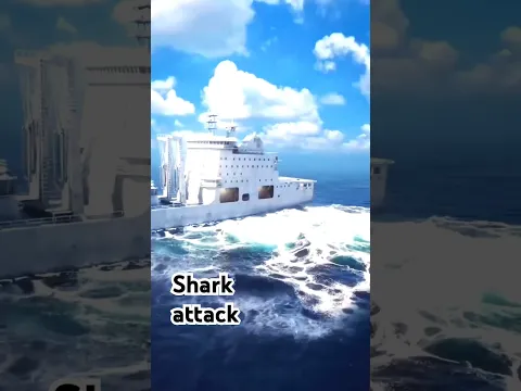 shark attack 🦈 || heavy ship attack || merchant Navy || #navy #indiannavy #shorts